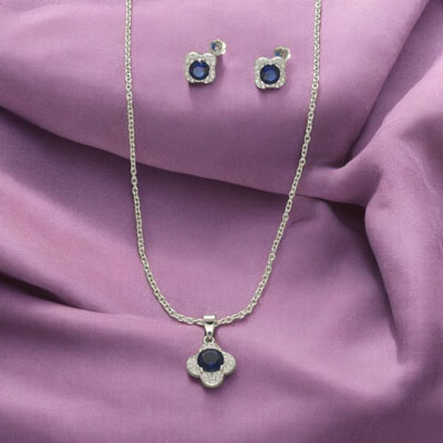 "Minimalist 925 Silver Pendant Set - JPAUG-24-005 - Click here to View more details about this Product